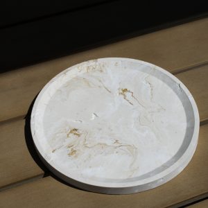 Round Marble Tray