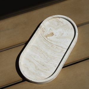 Oval Marble Tray